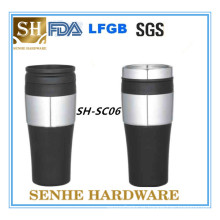 Atacado duplo parede calor Preserve aço inoxidável Auto Mug (SH-SC06)